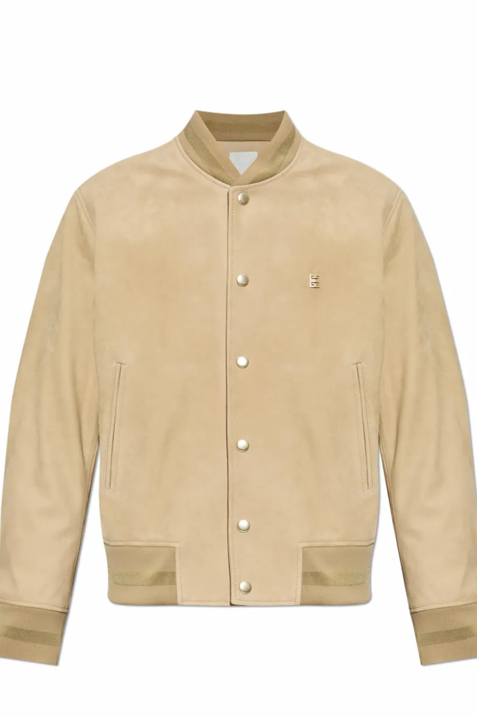 Givenchy cream Leather 'bomber' jacket
