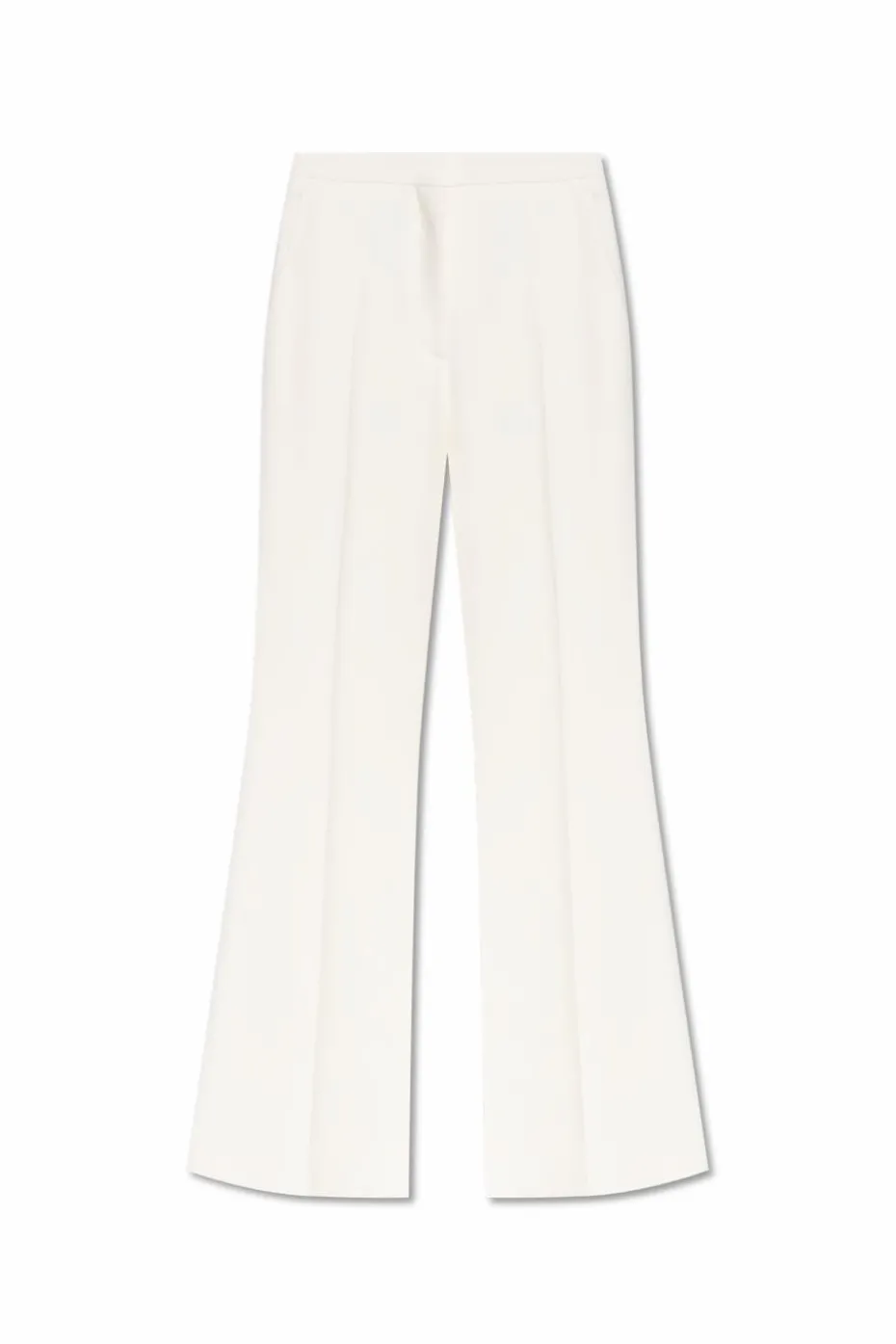 Givenchy cream Pants with flared legs and creases