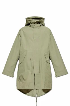 Givenchy GREEN Parka with detachable hood