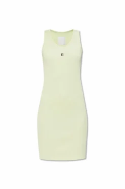 Givenchy GREEN Ribbed dress