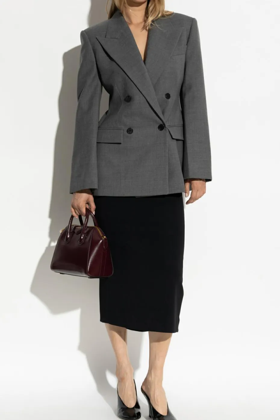 Givenchy GREY Double-breasted blazer