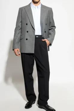 Givenchy GREY Double-breasted blazer