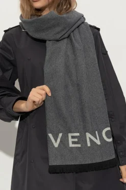 Givenchy GREY Scarf with logo