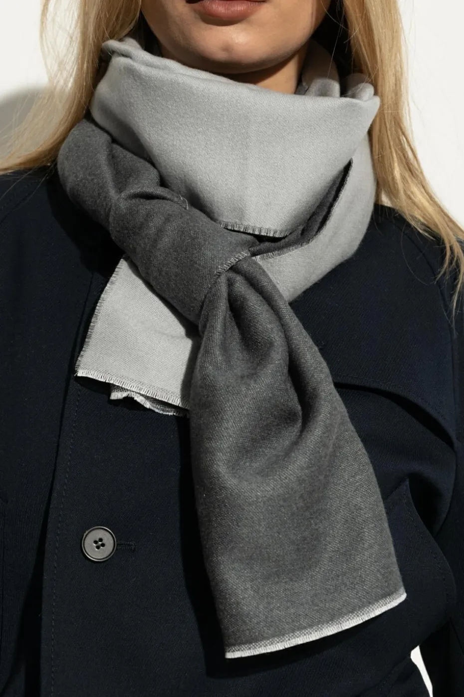 Givenchy GREY Scarf with logo