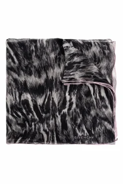 Givenchy GREY Silk scarf