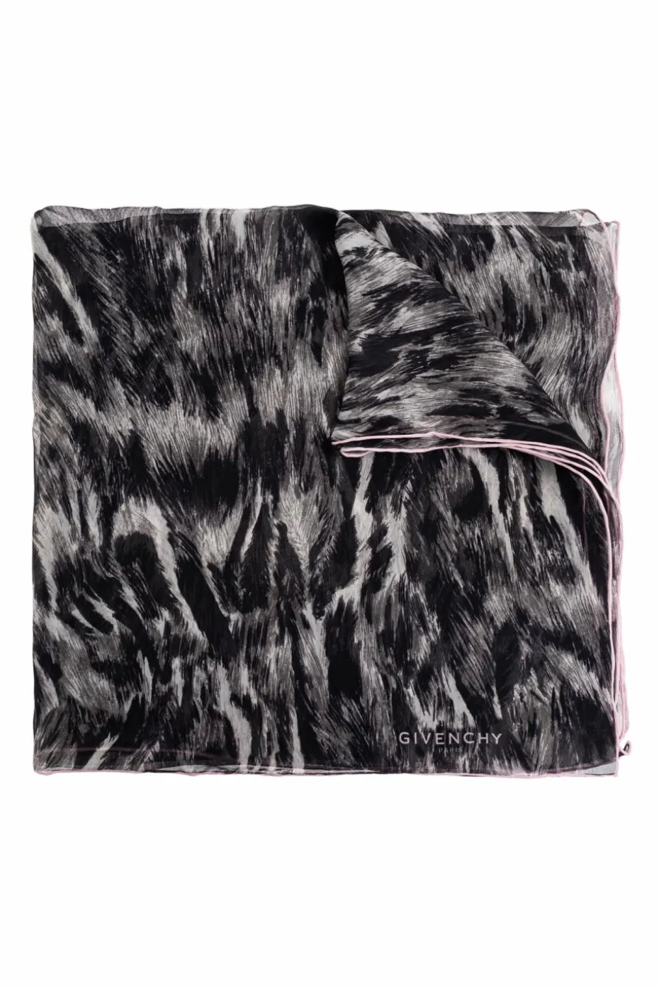 Givenchy GREY Silk scarf
