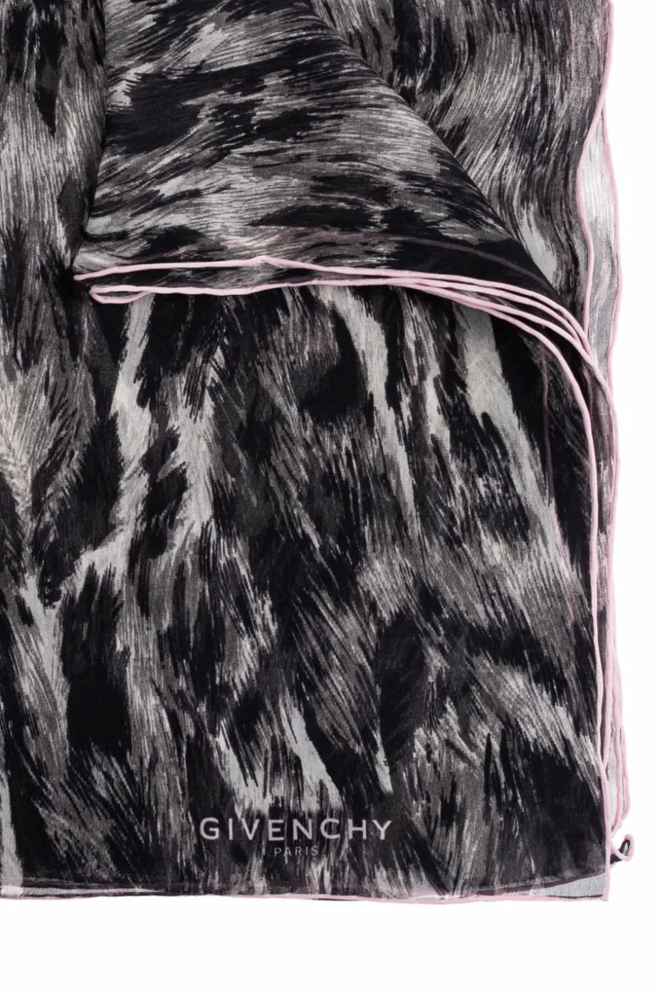 Givenchy GREY Silk scarf