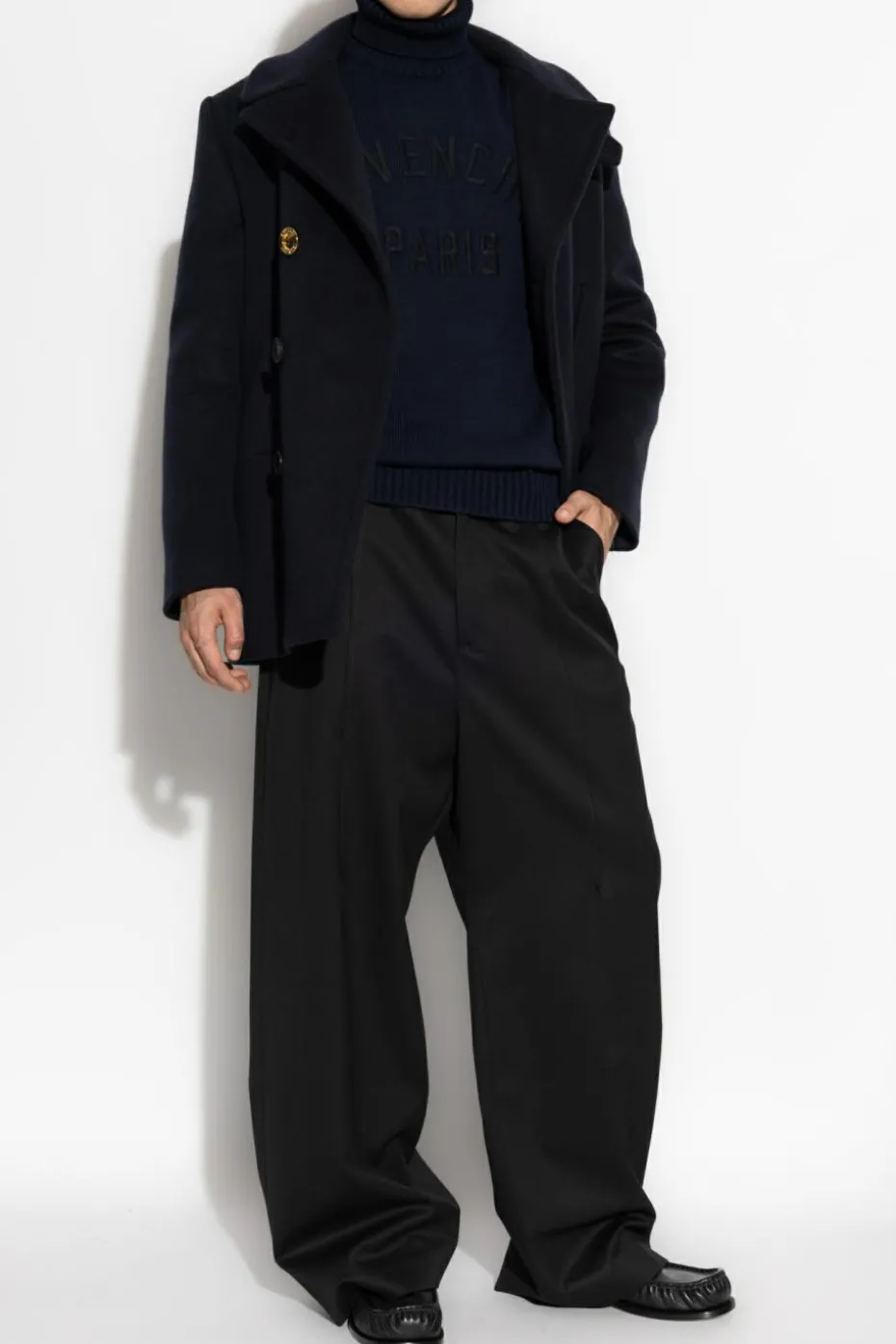 Givenchy NAVY BLUE Golf with logo