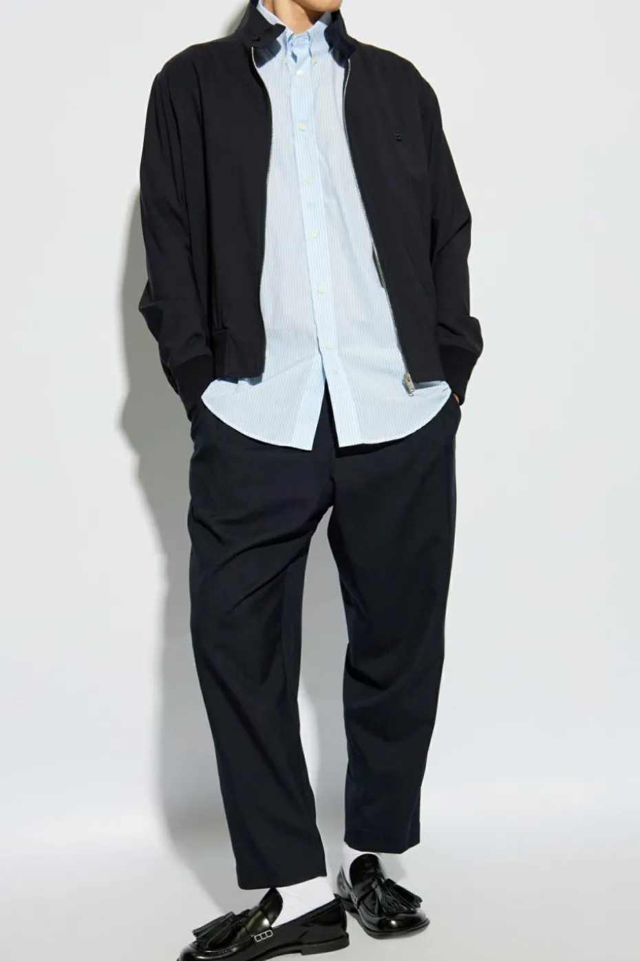 Givenchy NAVY BLUE Jacket with a stand-up collar