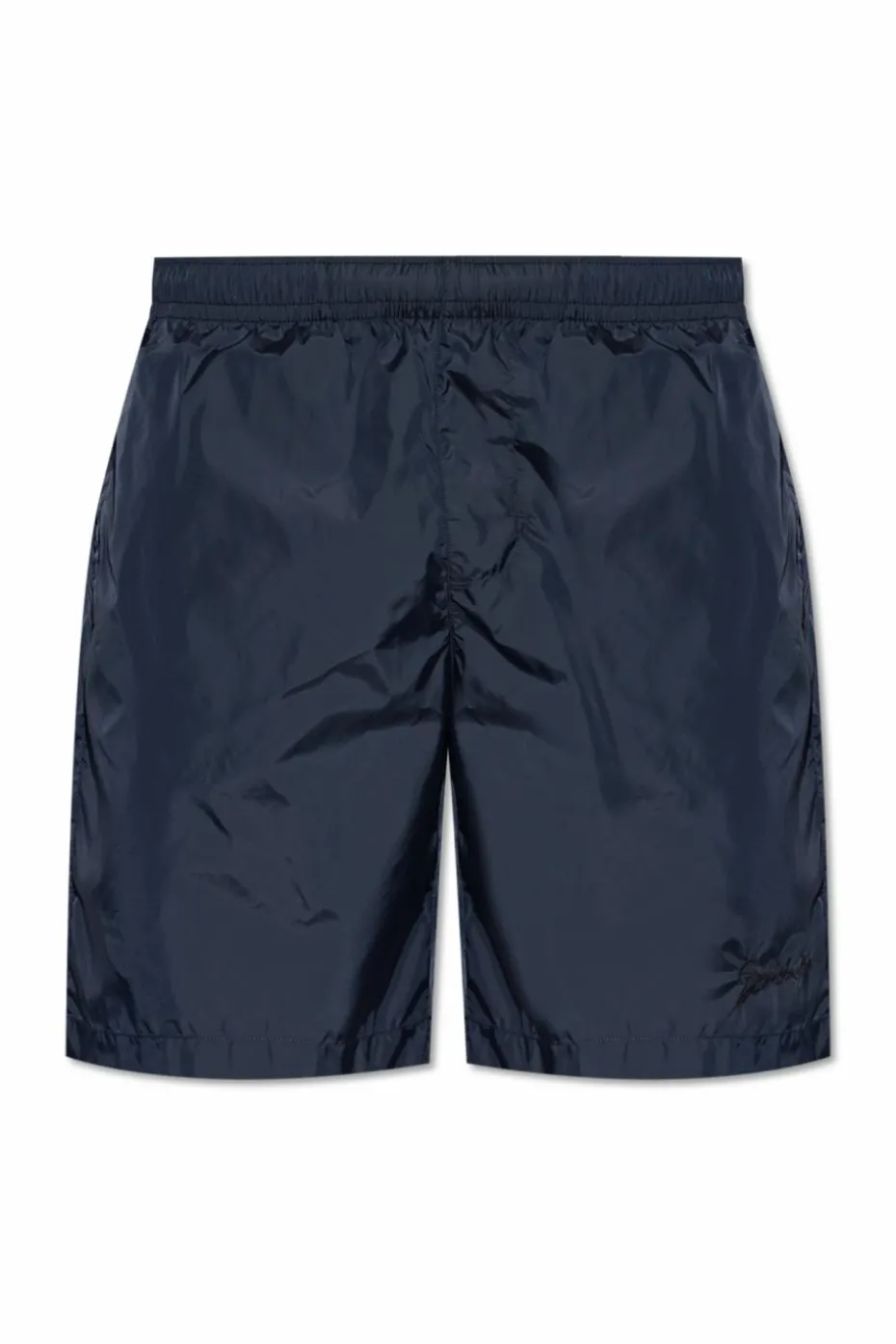 Givenchy NAVY BLUE Swim trunks with logo