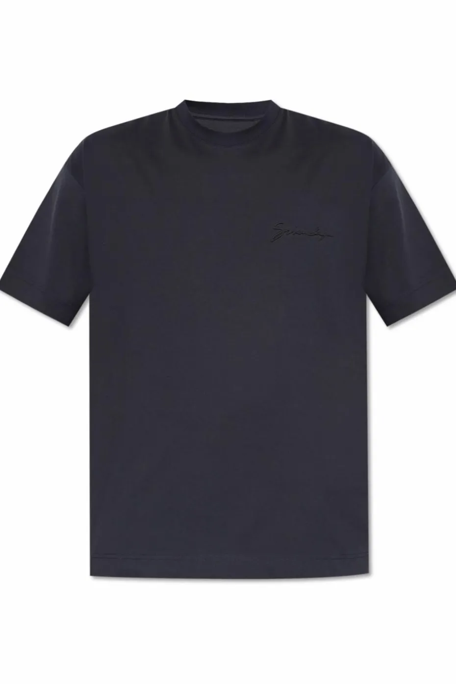 Givenchy NAVY BLUE T-shirt with round neckline