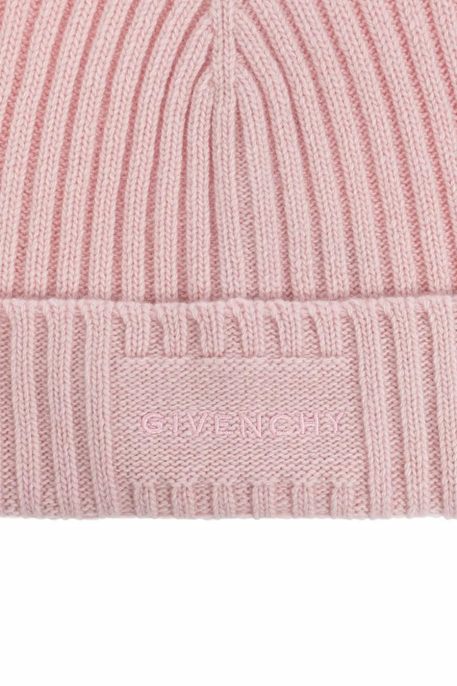 Givenchy PINK Wool beanie with logo