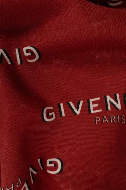 Givenchy RED Scarf with monogram