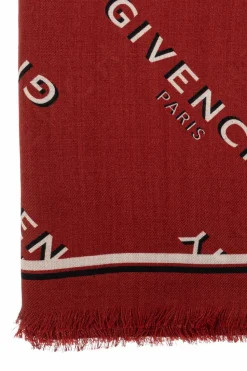 Givenchy RED Scarf with monogram