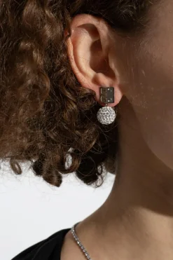 Givenchy SILVER Brass earrings