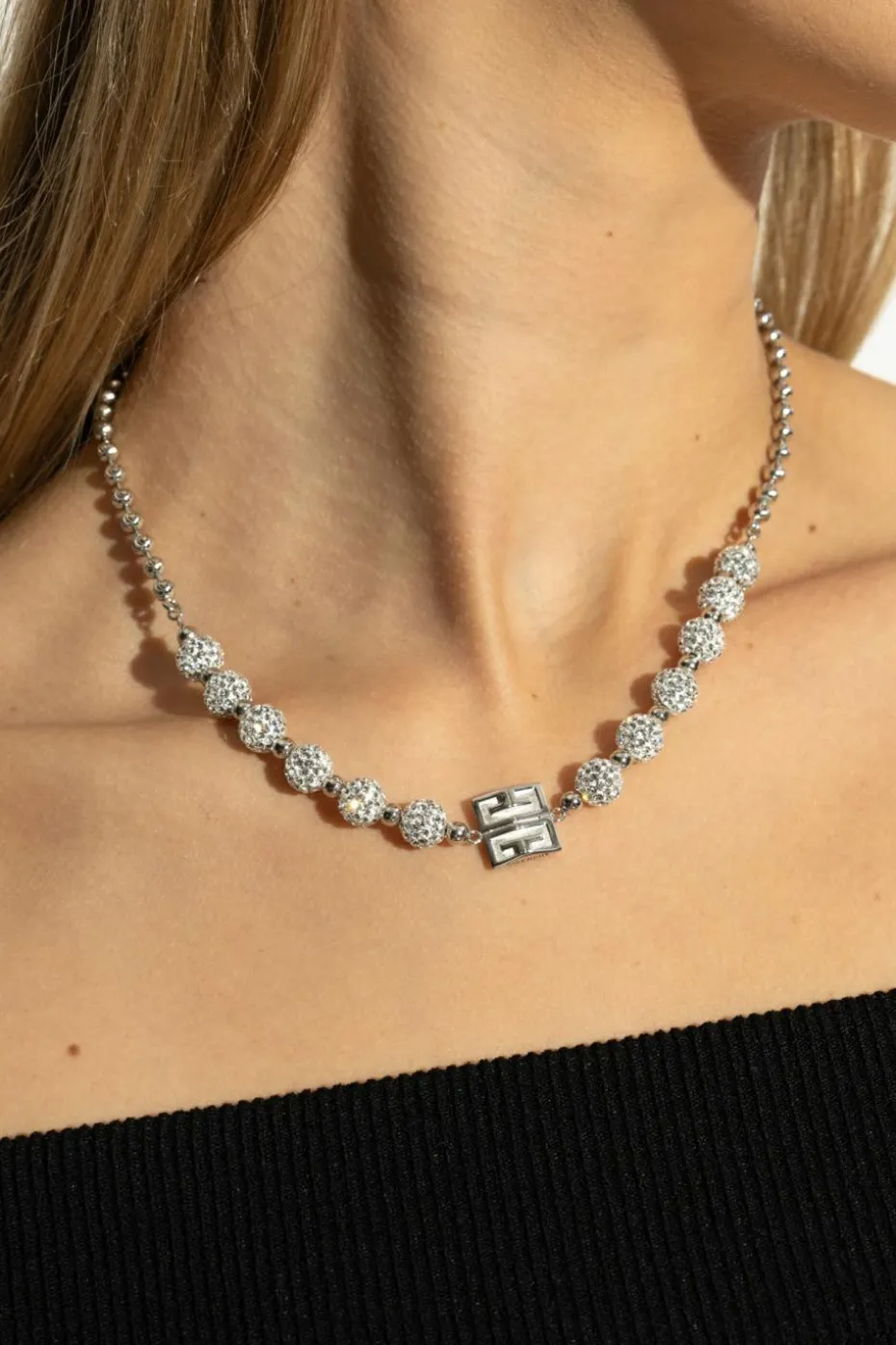 Givenchy SILVER Brass Necklace