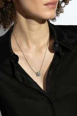 Givenchy SILVER Brass necklace