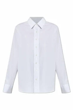 Givenchy WHITE Cotton shirt with embroidered logo