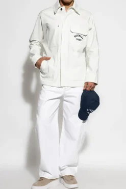 Givenchy WHITE Shirt jacket with logo