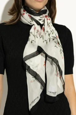 Givenchy WHITE Silk scarf