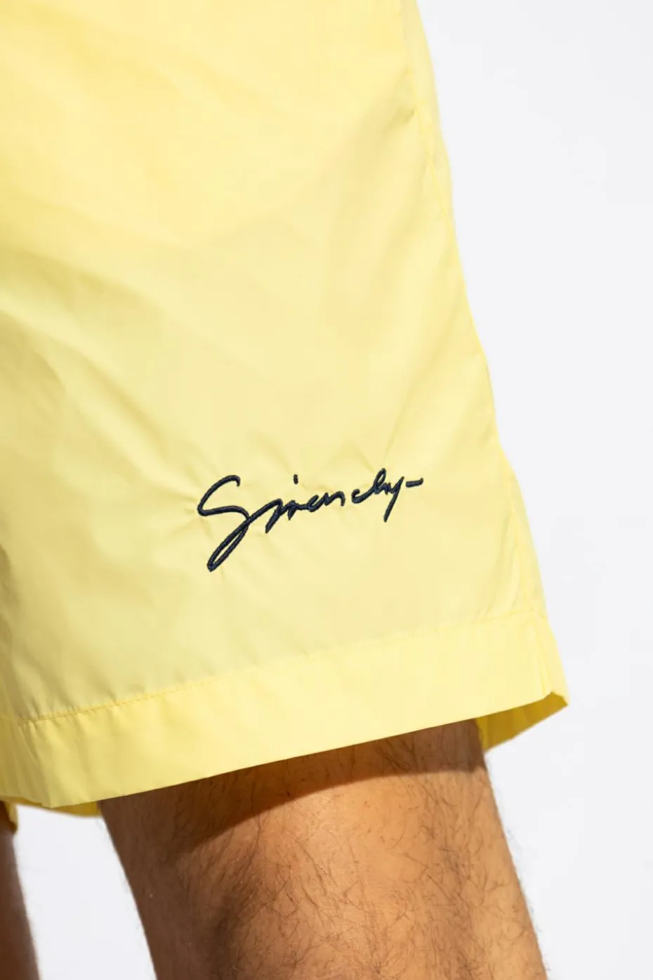 Givenchy YELLOW Swim trunks with logo