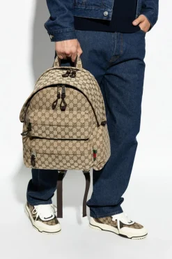 Gucci beige Backpack with logo