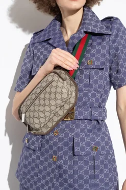 Gucci beige Belt bag from ‘GG Supreme’ canvas