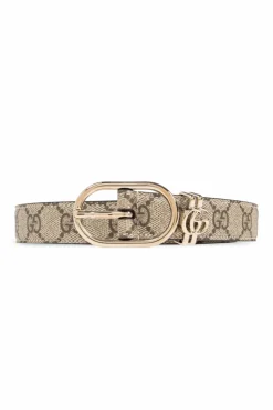 Gucci beige Belt made of GG Supreme canvas
