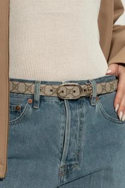 Gucci beige Belt made of GG Supreme canvas