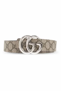 Gucci beige Belt with "GG" pattern