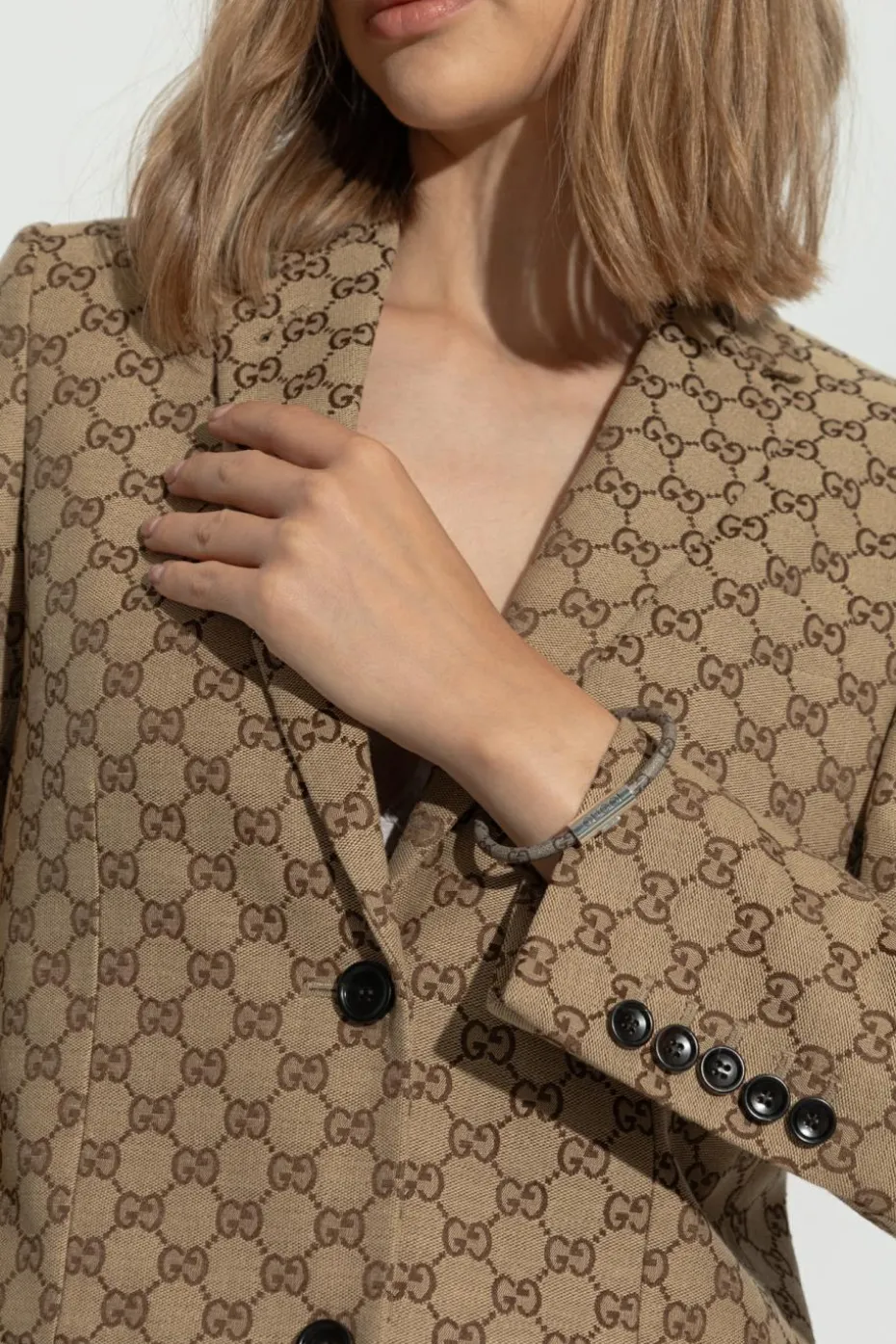 Gucci beige Bracelet with logo