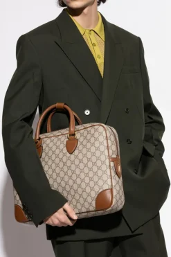 Gucci beige Canvas handbag GG Supreme