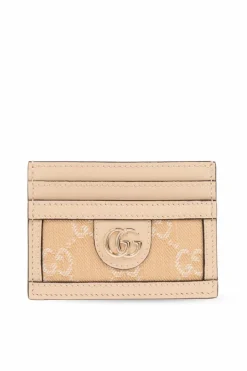 Gucci beige Card case with logo