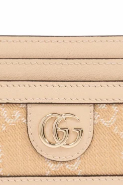 Gucci beige Card case with logo
