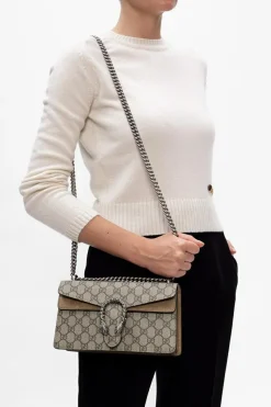Gucci beige ‘Dionysus’ shoulder bag