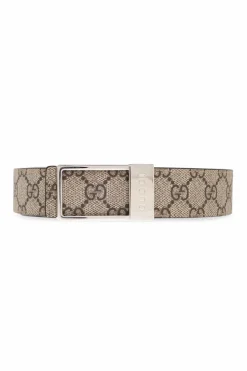 Gucci beige Double-sided belt