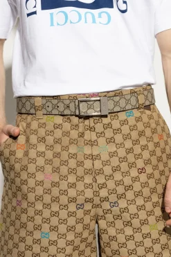 Gucci beige Double-sided belt