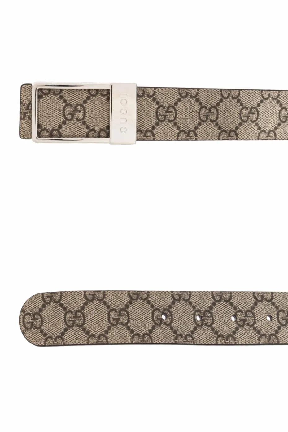 Gucci beige Double-sided belt