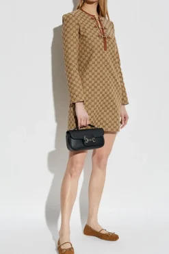Gucci beige Dress with GG pattern