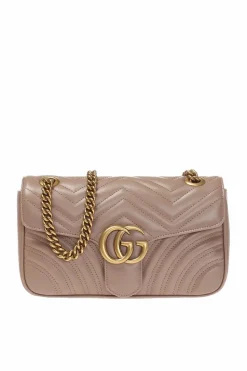 Gucci beige 'GG Marmont' shoulder bag
