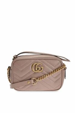 Gucci beige 'GG Marmont' shoulder bag