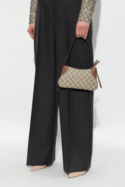 Gucci beige Handbag GG Emblem Super Mini