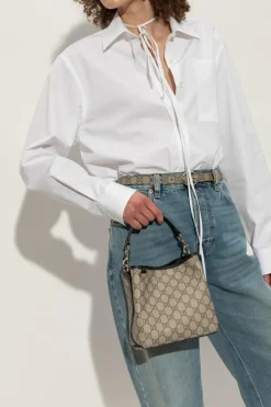 Gucci beige Handbag GG Emblem Mini
