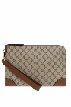 Gucci beige Handbag GG Emblem Small