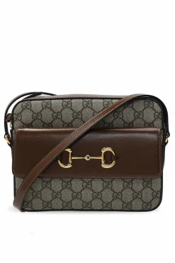 Gucci beige ‘Horsebit 1955’ shoulder bag