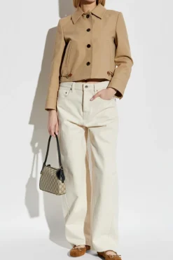 Gucci beige Jacket with appliqués