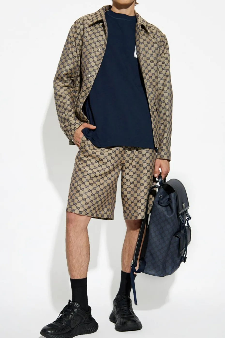Gucci beige Jacket with Monogram