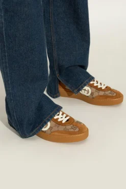 Gucci beige Lace-up sneakers