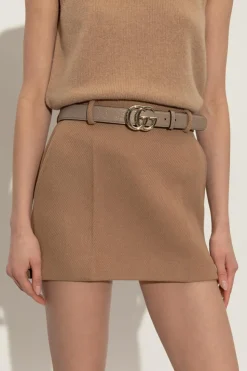 Gucci beige Leather belt
