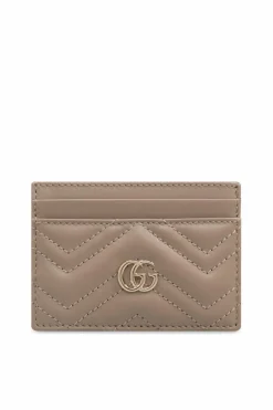 Gucci beige Leather card case